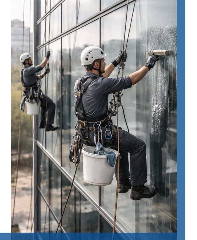 Мойка сплошного остекления в Новокуйбышевске, заказать от 307 р.| ВЫСОТНИК-Нвб