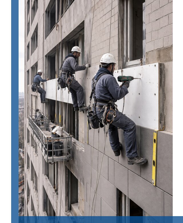 Монтаж фасадных термопанелей высокого качества в Новокуйбышевске