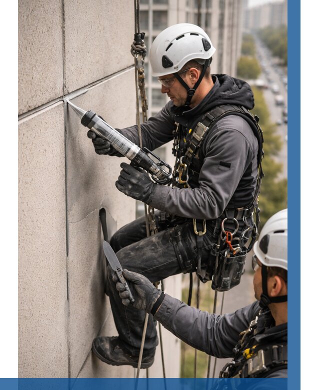 Первичная герметизация швов в Новокуйбышевске от 615 р. | ВЫСОТНИК-Нвб