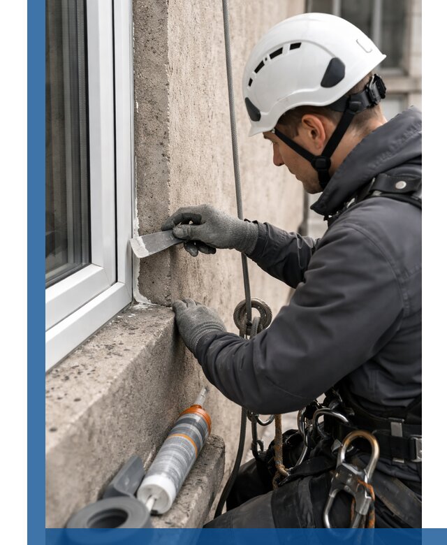 Герметизация монтажных швов окон в Новокуйбышевске с гарантией качества