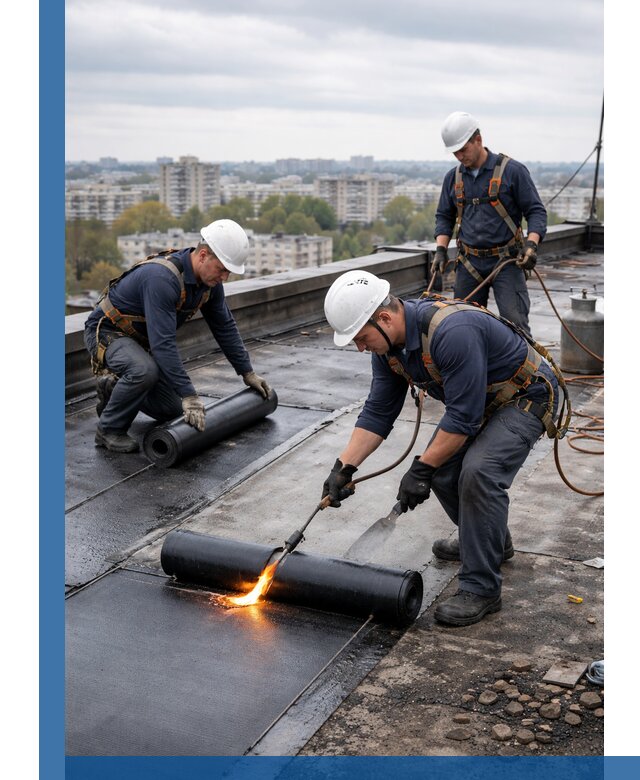 Ремонт наплавляемой кровли в Новокуйбышевске качественно и надежно