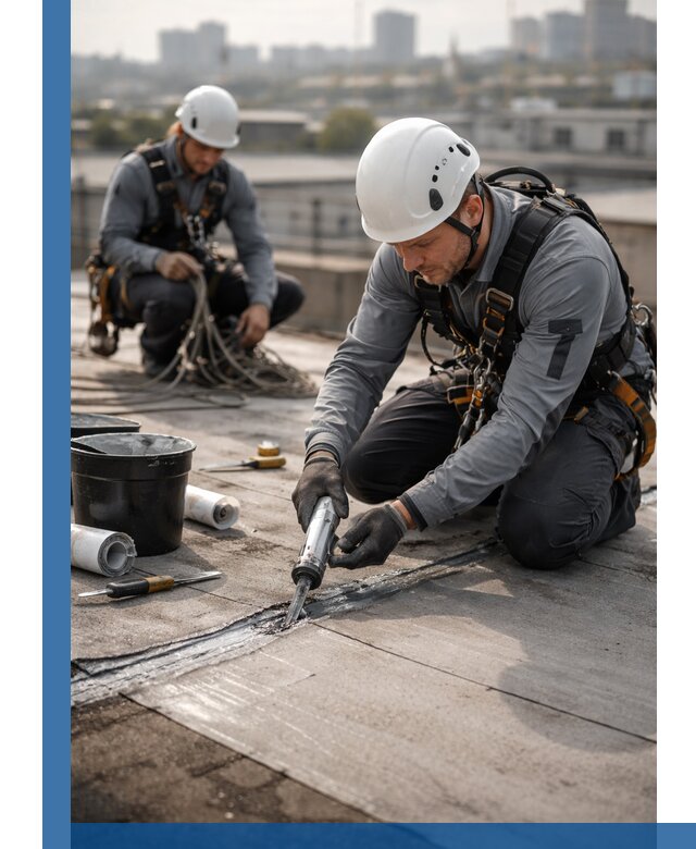 Аварийное и капитальное устранение протечек кровли в Новокуйбышевске