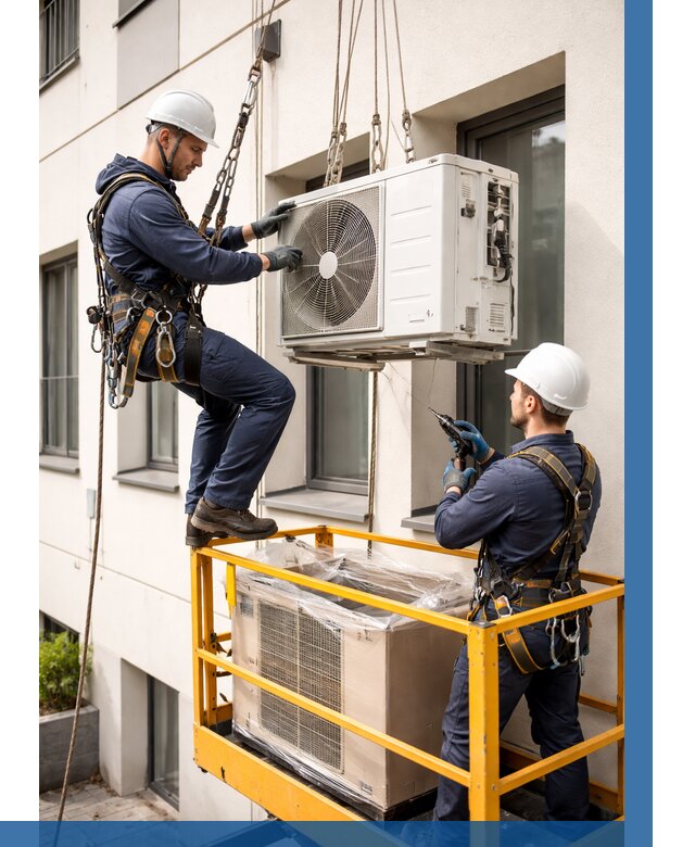 Демонтаж внешнего блока кондиционера в Новокуйбышевске от 3585 р. | ВЫСОТНИК-Нвб