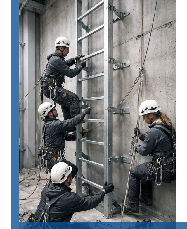 Монтаж металлических лестниц в Новокуйбышевске под ключ со гарантией