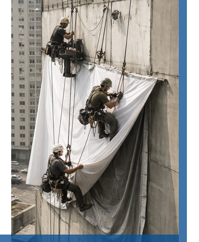 Замена баннерного полотна в Новокуйбышевске от 6657 р. | ВЫСОТНИК-Нвб—заказать