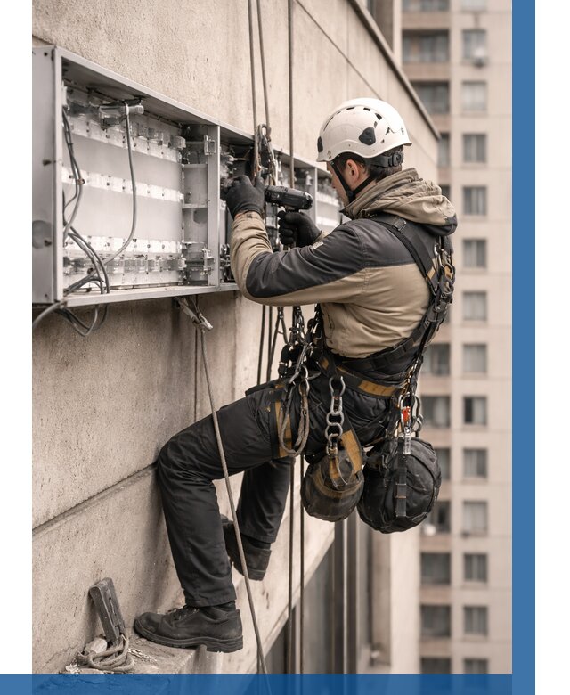 Ремонт вывески на высоте в Новокуйбышевске от 4609 р. | ВЫСОТНИК-Нвб