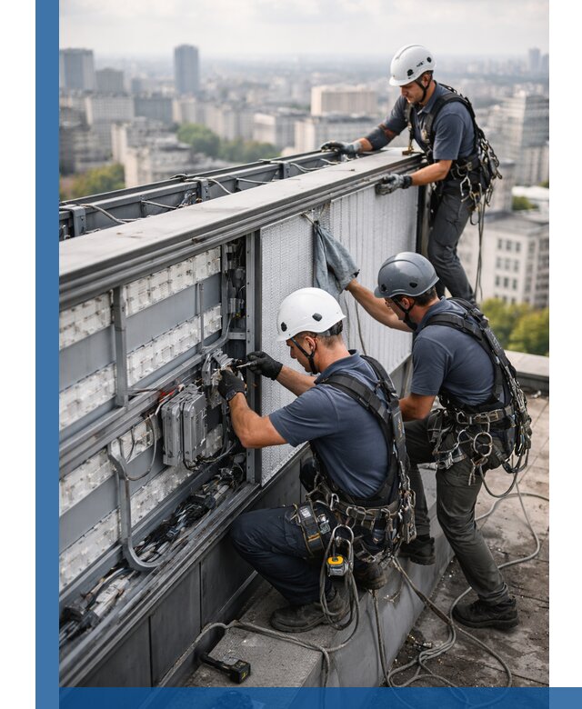 Профессиональное обслуживание крышной рекламы в Новокуйбышевске под ключ