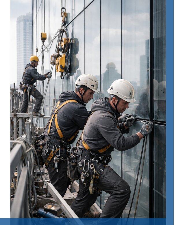 Структурное остекление фасадов в Новокуйбышевске от 9730 р. | ВЫСОТНИК-Нвб