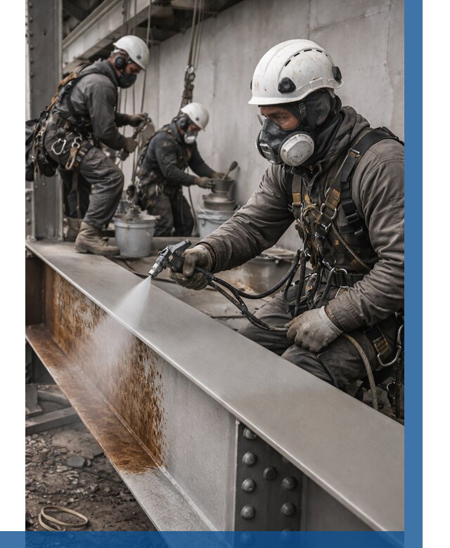 Антикоррозионная покраска металла в Новокуйбышевске от 717 р. | ВЫСОТНИК-Нвб