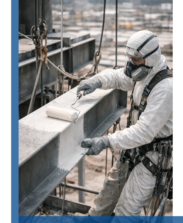 Профессиональная огнезащитная обработка металлоконструкций в Новокуйбышевске