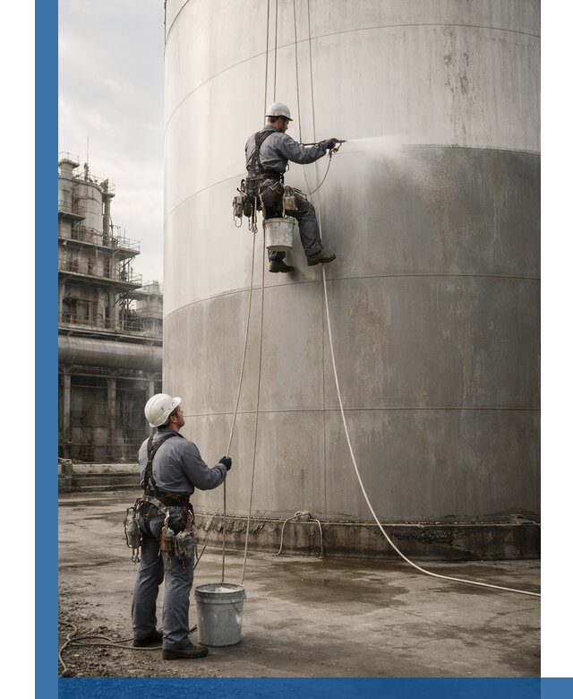 Покраска стальных резервуаров и емкостей в Новокуйбышевске профессионально