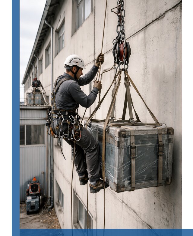 Подъем грузов на высоту в Новокуйбышевске для промышленных объектов