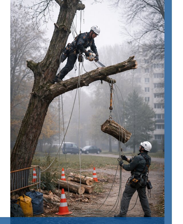 Удаление аварийных деревьев в Новокуйбышевске от 15363 р. | ВЫСОТНИК-Нвб